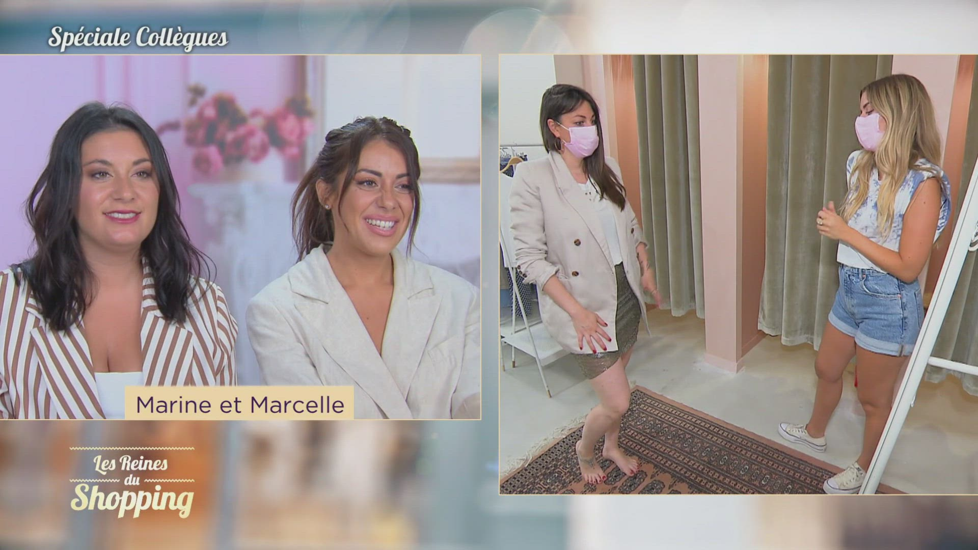 Les Reines Du Shopping Qui Peut Battre Cristina Replay Replay Les Reines du Shopping, J5 : Spéciale collègues - moderne avec une  veste de tailleur du M6