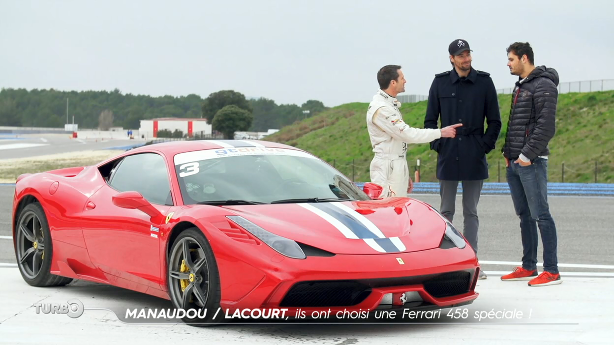 Turbo : Duel de stars : Manaudou / Lacourt : ils ont choisi une Ferrari 458 spéciale !