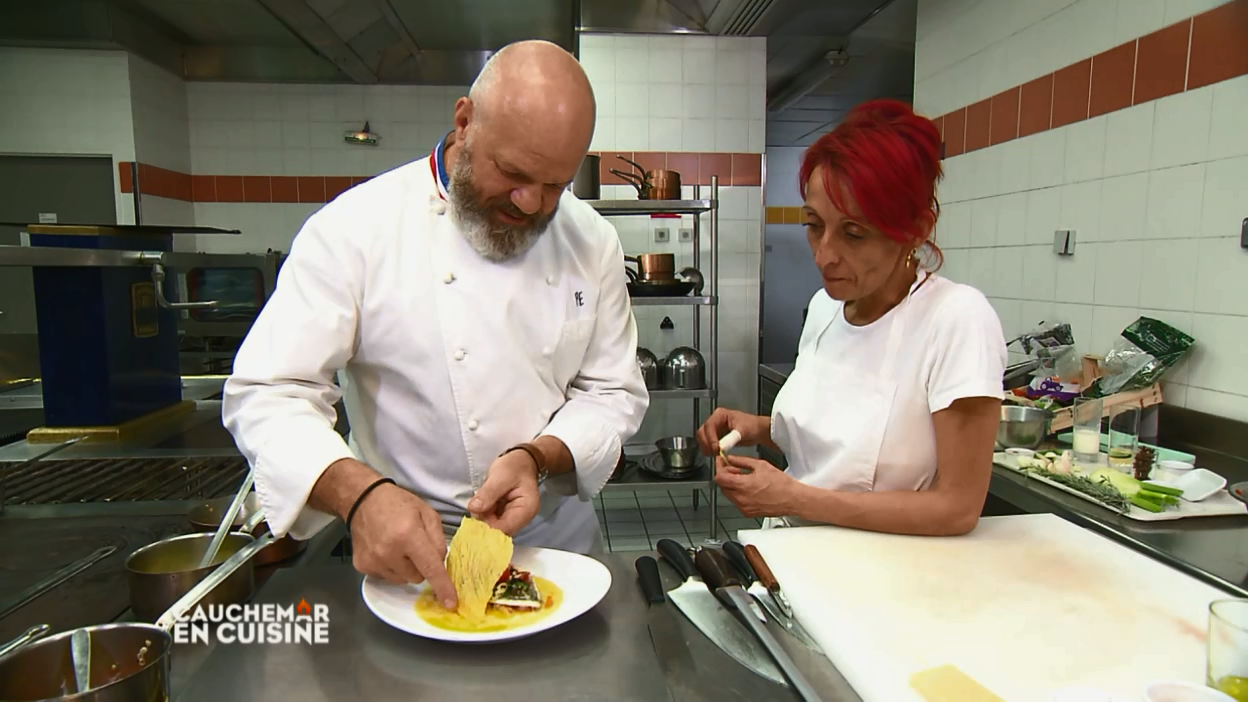 Cauchemar en cuisine avec Philippe Etchebest : La dorade poêlée avec fondue de fenouil de Philippe Etchebest
