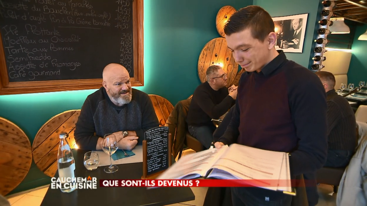 Cauchemar en cuisine avec Philippe Etchebest : Bruno n'utilise pas la tablette offerte par Philippe Etchebest