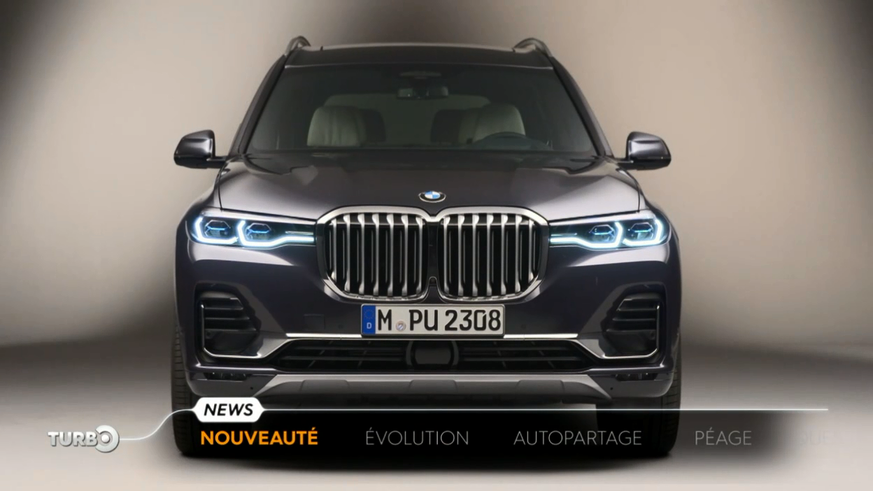 Turbo : Les news : le nouveau BMW X7, Renault et l'autopartage, l'essai de la nouvelle Nissan Leaf...