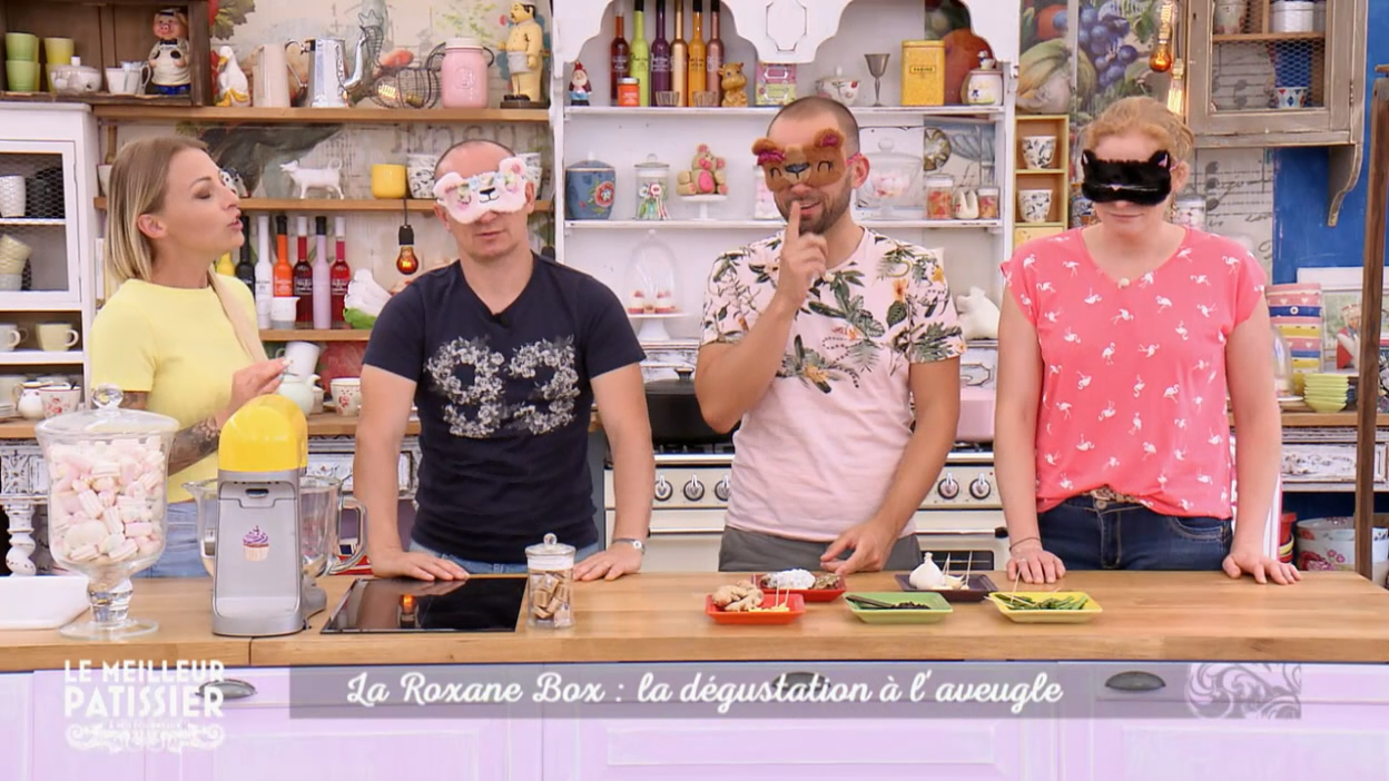 Le meilleur pâtissier : La Roxane Box : des saveurs aphrodisiaques dégustées à l'aveugle