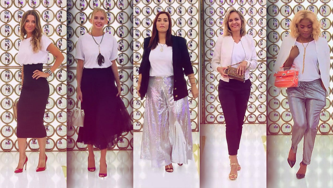 Les Reines du Shopping : Composer une tenue de soirée chic avec un t-shirt blanc