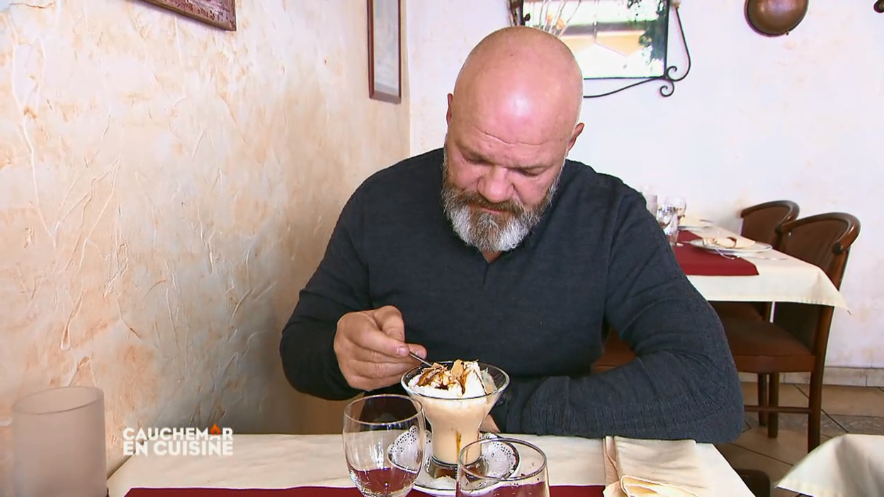 Cauchemar en cuisine avec Philippe Etchebest : Philippe Etchebest est déçu par l'île flottante de Patrick