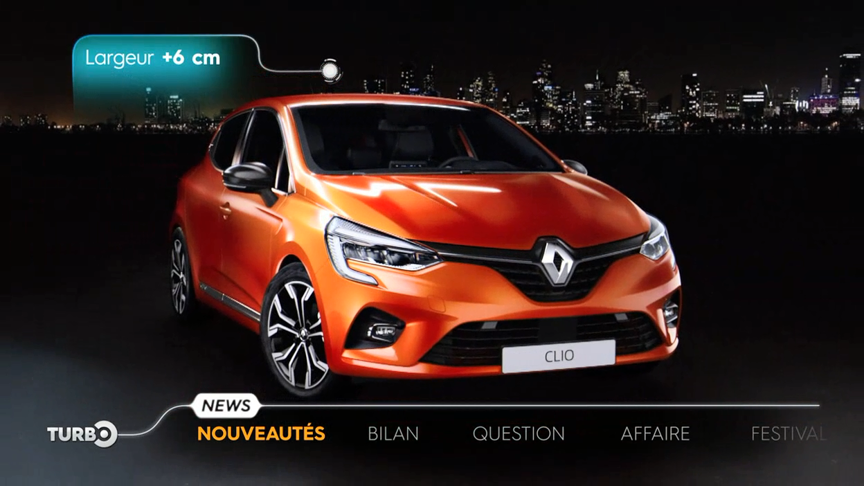 Turbo : News : la nouvelle Renault Clio, l'affaire Carlos Ghosn, le festival de l'automobile...