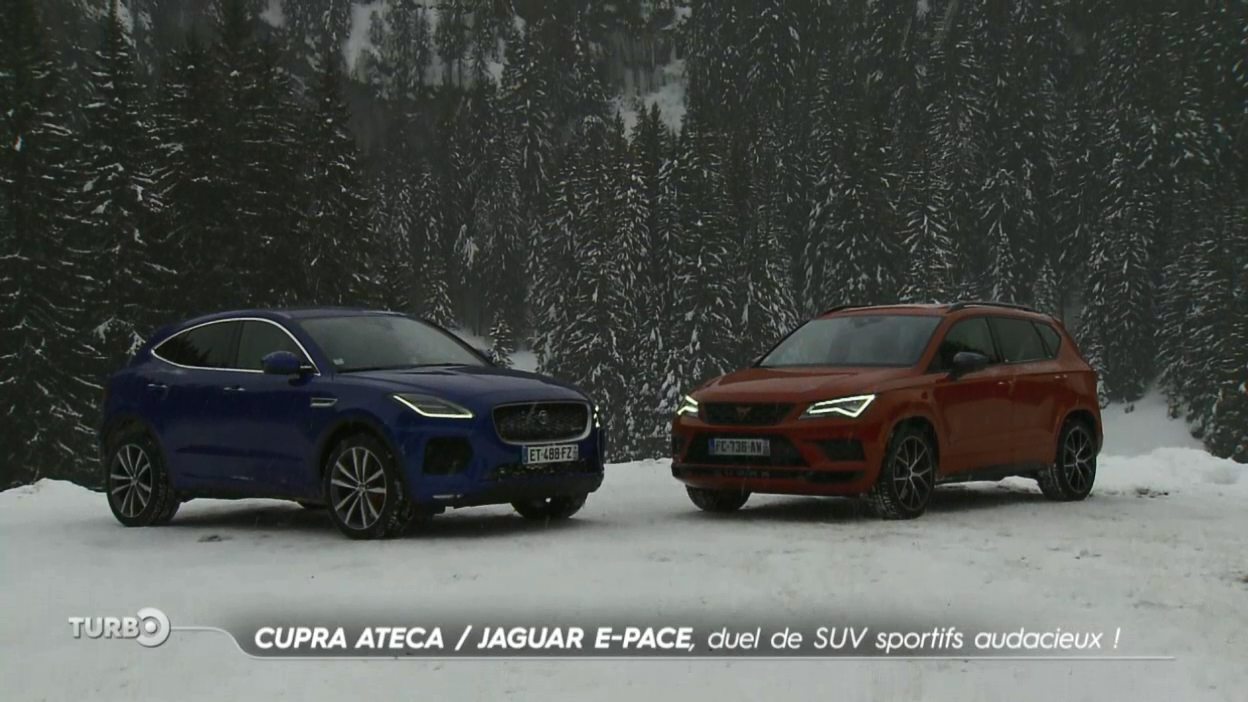 Turbo : Cupra Ateca et Jaguar E-pace : duel de SUV sportifs audacieux !