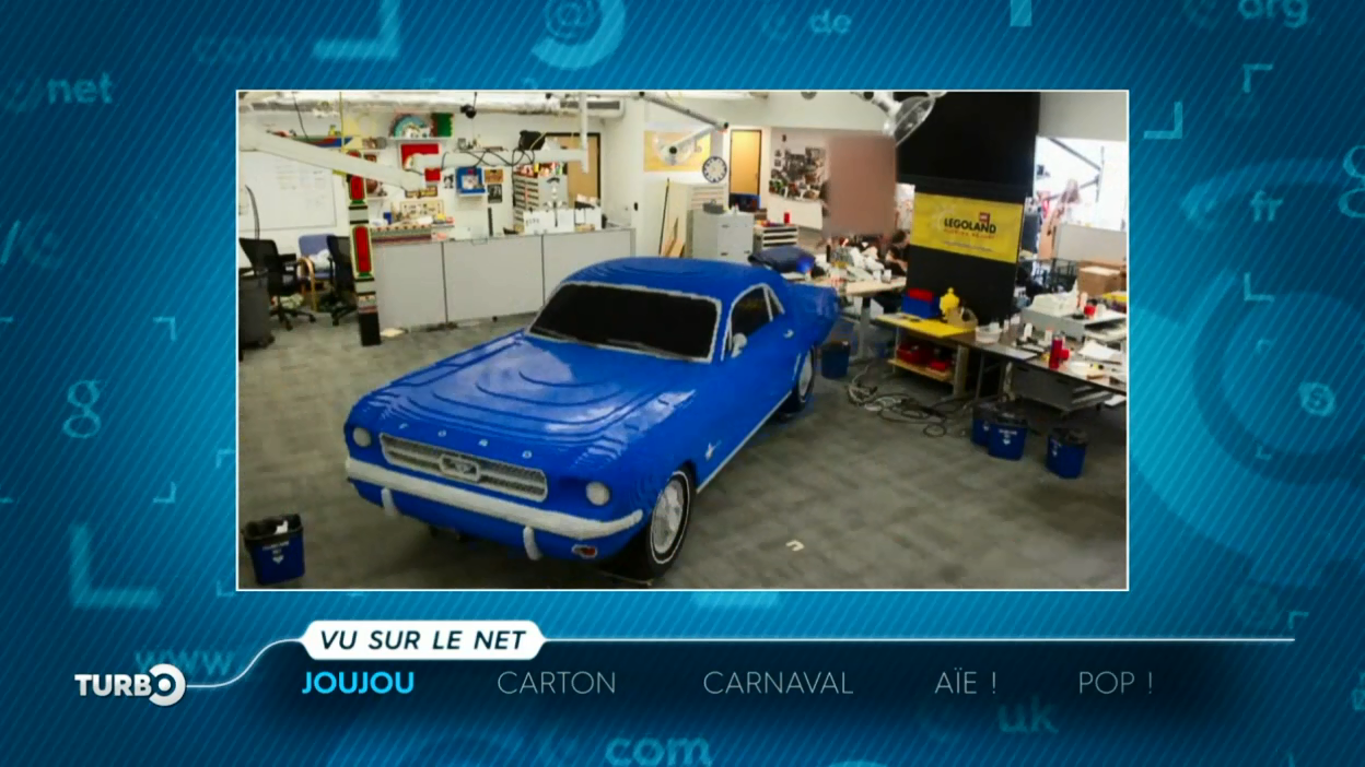 Turbo : Vu sur le net : un nouveau super-héros, une Mustang toute en Lego...