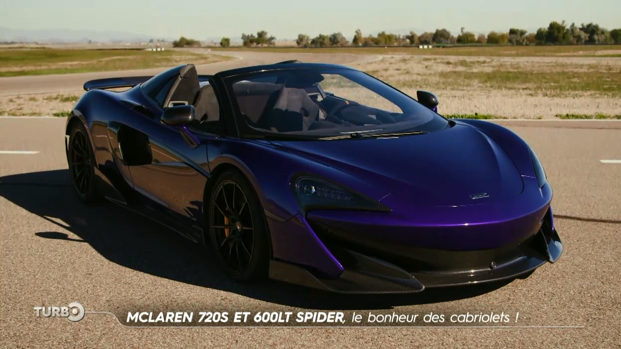 Turbo : McLaren 720S et 600LT Spider : le bonheur des cabriolets !