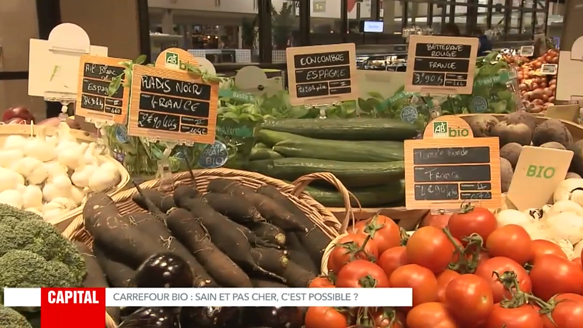 Capital : Carrefour bio : des aliments sains accessibles à tous ?