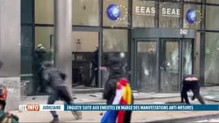 Manifestation à Bruxelles: la police travaille à l'identifcation de...