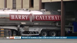 Cas de salmonelle dans l'usine de chocolat Barry Callebaut de Wieze